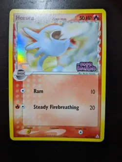 Horsea Reverse Holo Stamped 66/110 ex Holon Phantoms Pokemon NM - Image 3