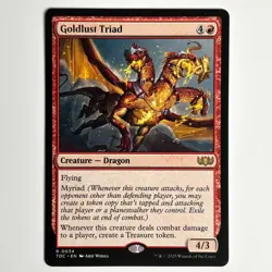 GOLDLUST TRIAD MTG TDC - CARTE MAGIC THE GATHERING EN NEUF - Image 1