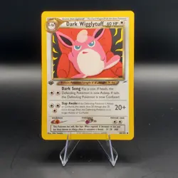 Dark Wigglytuff 40/105 Neo Destiny Pokemon 1st Edition LP - Image 1