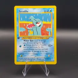 Totodile Common 1st Edition Pokemon Neo Destiny 085/105 NM - Image 1