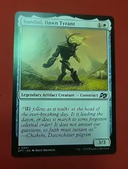 Sundial, Dawn Tyrant - Aetherdrift #0031 MTG Magic The Gathering - Image 1