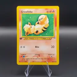 Growlithe 68/105 Pokemon 1st Edition Neo Destiny LP Vintage 2002 - Image 1