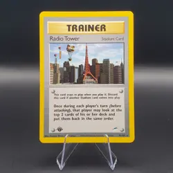 Radio Tower Rare 95/105 - Pokemon Neo Destiny - 1st Edition - Near Mint - Image 1
