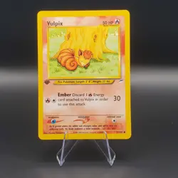 Vulpix 91/105 Pokemon Neo Destiny 1st Edition NM - Image 1