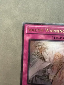 Yu-Gi-Oh! TCG Solemn Warning DREV-077 Ultimate 1st LP - Image 2