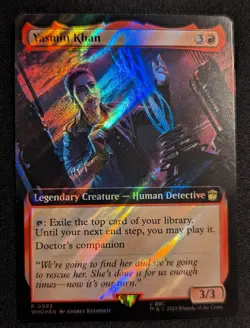 MTG - Yasmin Khan EXTENDED ART SURGE FOIL - Universes Beyond: Dr. Who - Image 1