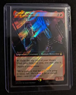 MTG - Yasmin Khan EXTENDED ART SURGE FOIL - Universes Beyond: Dr. Who - Image 2
