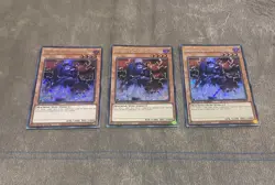 YU-GI-OH! SGX1-END05 3x Dekoichi the Battlechanted Locomotive Secret Rare - Image 1