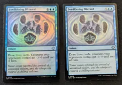 MTG - x2 Bewildering Blizzard 1 Reg. 1 FOIL - Tarkir Dragonstorm - Pack Fresh!! - Image 1