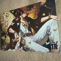 Portgas D Ace R Parallel OP13-057 Japanese One Piece Special Rare Serial #101 - Image 5
