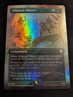 MTG - Arboreal Alliance - BORDERLESS FOIL - The Lord of the Rings: TOME - Image 1