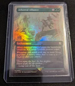 MTG - Arboreal Alliance - BORDERLESS FOIL - The Lord of the Rings: TOME - Image 2