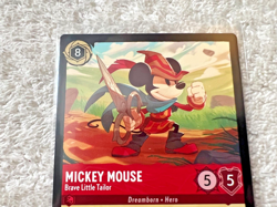 DISNEY LORCANA MICKEY MOUSE BRAVE LITTLE TAILOR LEGENDARY NON FOIL 115/204 - Image 3
