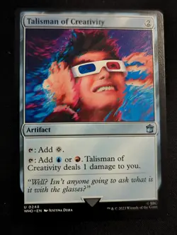 MTG - Talisman of Creativity - Universes Beyond: Doctor Who - Pack Fresh!!! - Image 1