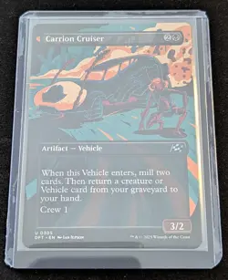 x2 MTG - Carrion Cruiser 1 BORDERLESS - Aetherdrift - Pack Fresh!! - Image 2
