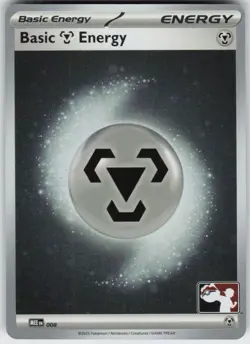 Basic Metal Energy (Cosmos Holo) 008 Prize Pack Series Cards Pokemon Holo NM - Image 1