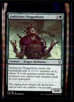Magic: The Gathering Ambitious Dragonborn Battle for Baldur's Gate 5 Card Lot - Image 1