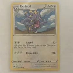 Exploud RARE Pokemon TCG Card 137/185 - Image 1