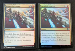 x2 MTG - Broadside Barrage Aetherdrift 1 FOIL - Pack Fresh!! - Image 1