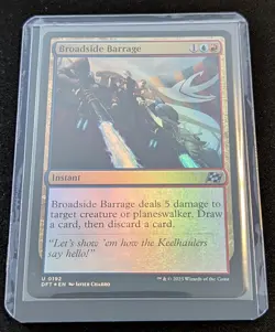 x2 MTG - Broadside Barrage Aetherdrift 1 FOIL - Pack Fresh!! - Image 2