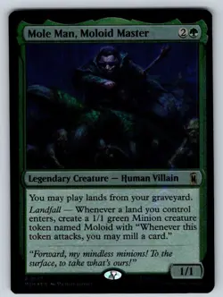 Mole Man, Moloid Master 177 Marvel Super Heroes Magic: The Gathering Foil LP - Image 1