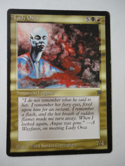 Lady Orca Legends LP Lightly Played English MTG Magic the Gathering - Image 1