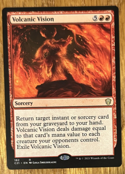 MTG Commander 2021, Volcanic Vision - Image 1