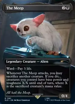 [1x] The Meep - Foil Near Mint, English Secret Lair MTG Magic - Image 1
