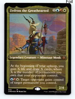 MTG Zedruu the Greathearted (Foil Etched) Foil M Commander Legends 543 NM - Image 1
