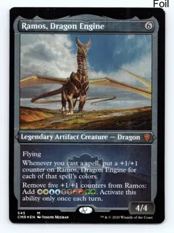 MTG Ramos, Dragon Engine (Foil Etched) Foil M Commander Legends 545 NM - Image 1