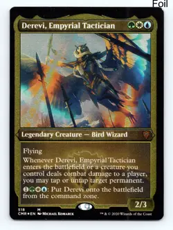 MTG Derevi, Empyrial Tactician (Foil Etched) Foil M Commander Legends 518 NM - Image 1