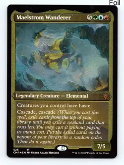 MTG Maelstrom Wanderer (Foil Etched) Foil M Commander Legends 526 NM - Image 1