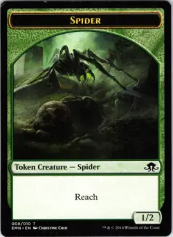 Spider Token 8 Token Eldritch Moon Magic: The Gathering Near Mint - Image 1