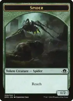 Spider Token Eldritch Moon Light Play MTG Magic DNA GAMES - Image 1