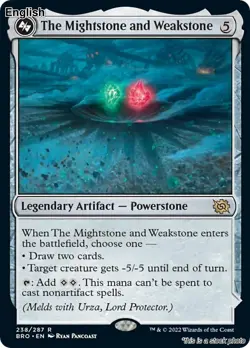 The Mightstone and Weakstone EN [BRO - 238] - NM TCG MTG - Image 1