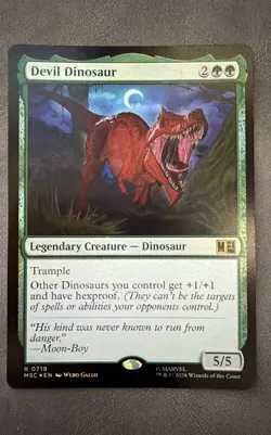 Devil Dinosaur Commander: Marvel Super Heroes Foil - Image 1