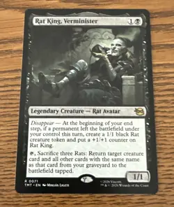 MTG Rat King, Verminister Teenage Mutant Ninja Turtles Regular R MAGIC NM - Image 1