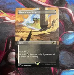 Wizards of the Coast MTG Bleachbone Verge Aetherdrift EN Rare 0371 Borderless - Image 1