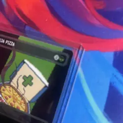 Ninja Pizza Pixel Surge Foil TMNT MTG Near Mint commander borderless tmc - Image 3