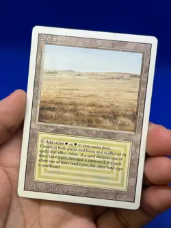 VTG Magic the Gathering Revised Edition Savannah Dual Land Reserved List LP/MP - Image 2