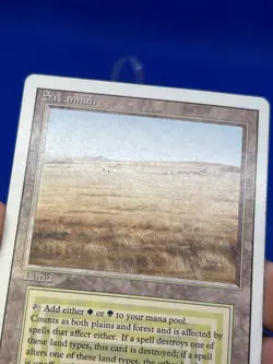 VTG Magic the Gathering Revised Edition Savannah Dual Land Reserved List LP/MP - Image 3