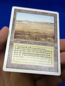 VTG Magic the Gathering Revised Edition Savannah Dual Land Reserved List LP/MP - Image 5