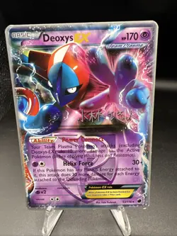 Pokemon DEOXYS EX 53/116 Rare 2014 World Championships Pokemon MP Rare - Image 1