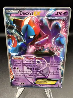 Pokemon DEOXYS EX 53/116 Rare 2014 World Championships Pokemon MP Rare - Image 2