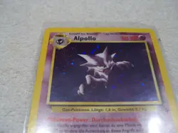 Haunter Alpollo Holo Unlimited German Pokemon Fossil 6/62 1999 MP JL - Image 2