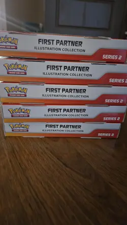 Lot Of 5. Pokemon First Partner Illustration Collection Series 2 Sealed (x5) - Image 3