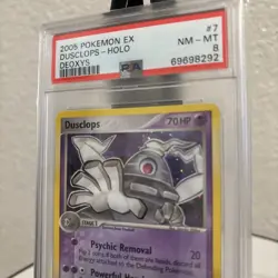 Pokemon Dusclops EX Deoxys Holo Rare #7 PSA 8 Mint - Image 2