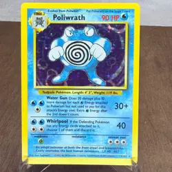 Poliwrath #13 Base Set Holo LP 1999 Vintage WotC One owner - Image 1