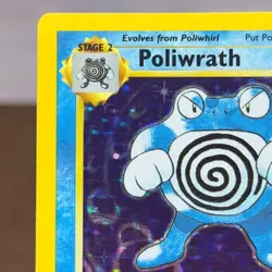Poliwrath #13 Base Set Holo LP 1999 Vintage WotC One owner - Image 2