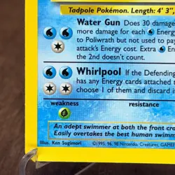 Poliwrath #13 Base Set Holo LP 1999 Vintage WotC One owner - Image 4